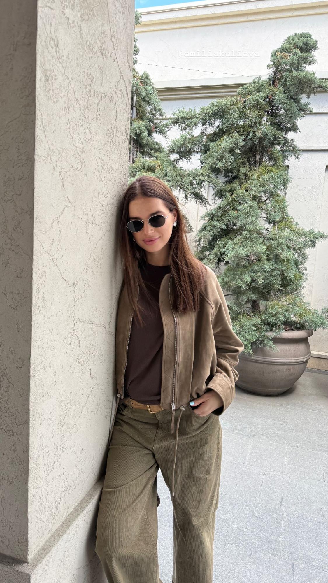 Як носити бомбер у 2025: стильний приклад від дружини Усика